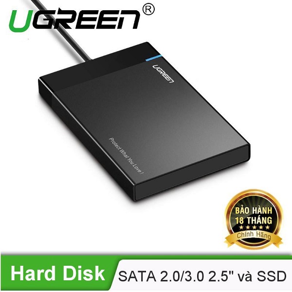 Hộp đựng HDD BOX 2.5 inh Ugreen 30848 cao cấp